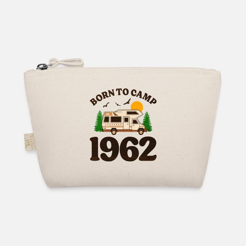 Born to Camp 1962 Camping 60 Jahre - Bio-Täschchen - Natur