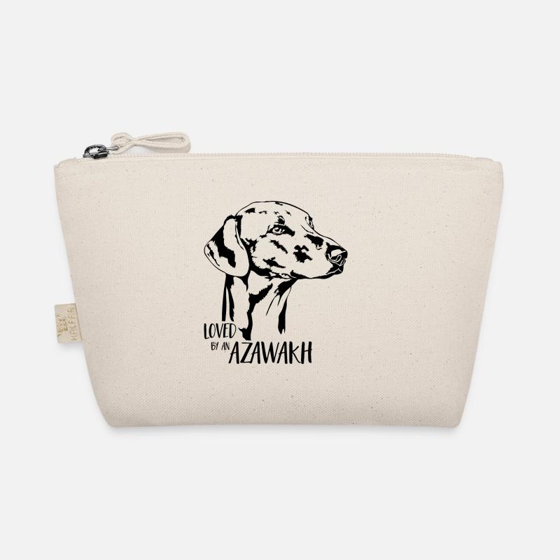 Loved by an Azawakh dog saying Greyhound Wilsigns Organic Pouch