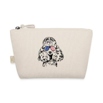 CANICHE MINIATURE Caniche Amérique Flag Dogs Wilsigns - Trousse biologique - nature - Devant