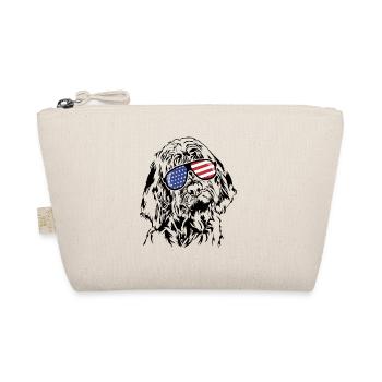 SPINONE ITALIANO America Flag Dogs Wilsigns - Organic Pouch - nature - Front