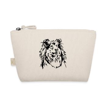 Longhair Collie Dog Portrait Dogs Dog Wilsigns - Organic Pouch - nature - Front