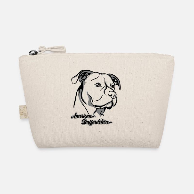AMERICAN STAFFORDSHIRE TERRIER Hund Wilsigns Staff - Bio-Täschchen - Natur