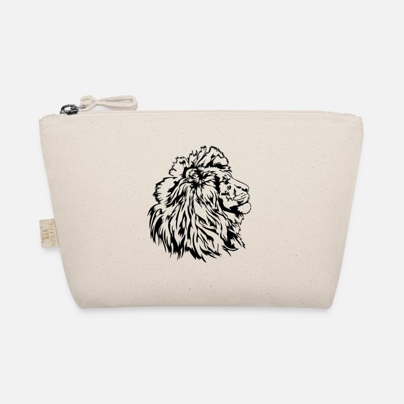 Löwe Löwenkopf König Mähne Wilsigns Bio-Täschchen