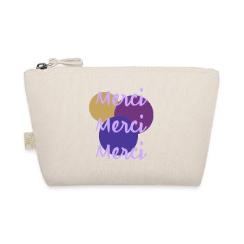 MERCI. THANKS. THANK YOU. ANNIVERSAIRE. NAISSANCE. - Trousse biologique - nature - Devant