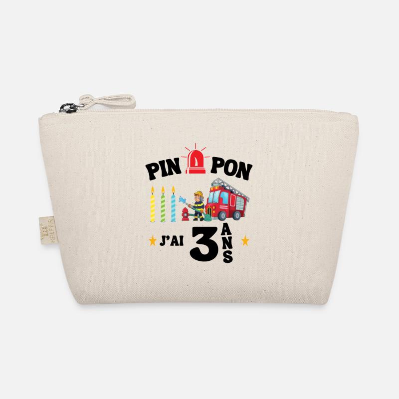 Petit Pompier J'ai 3 ans cadeau comique Trousse biologique