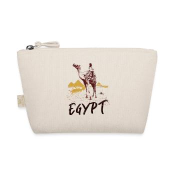 Illustration: Bédouin d'Égypte et pyramides - Trousse biologique - nature - Devant