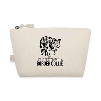 La vie de Border Collie est meilleure Chien Dicton Wilsigns - Trousse biologique - nature - Devant