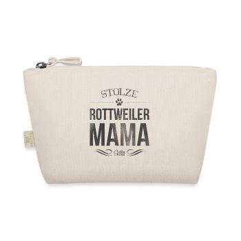 Stolze Rottweiler-Mama - Bio-Täschchen - Natur - Vorne