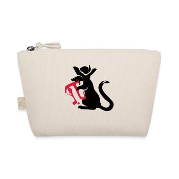 pi-rat / Pi-Ratte (e, 2c) - Organic Pouch - nature - Front