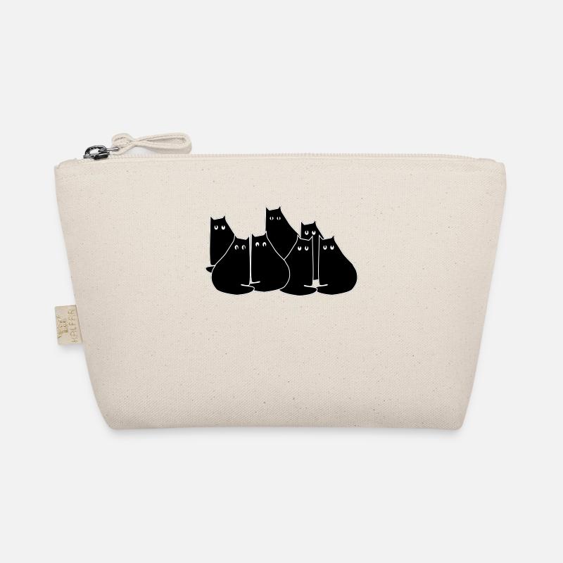 Katzen - Bio-Täschchen - Natur