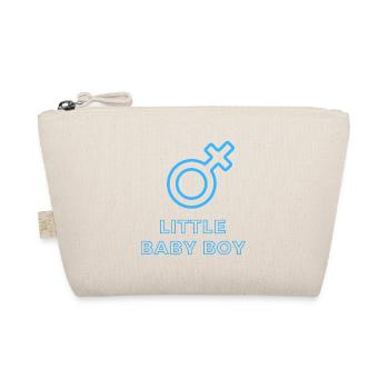 Baby Announcement Pregnancy - Boy - Surprise - Organic Pouch - nature - Front