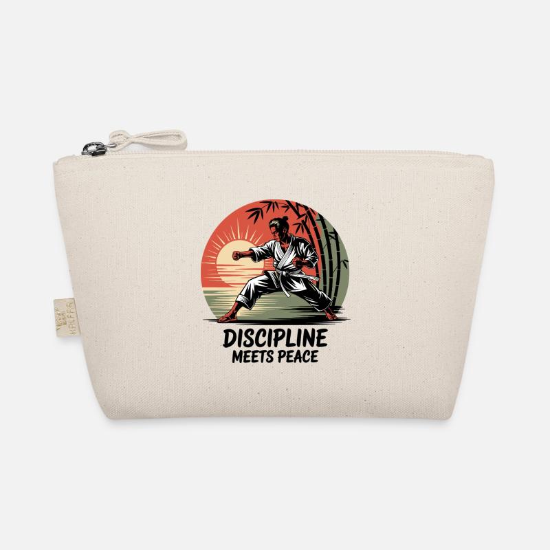 Discipline Meets Peace Bio-Täschchen