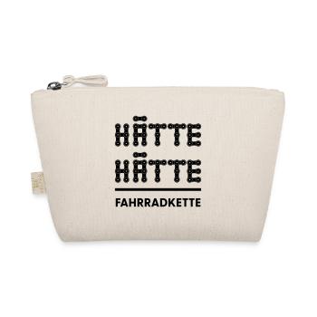 Hätte hätte Fahrrad Kette - Bio-Täschchen - Natur - Vorne