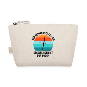 Segelflieger Segelfliegen Segelflugzeug Fliegen - Bio-Täschchen - Natur - Vorne