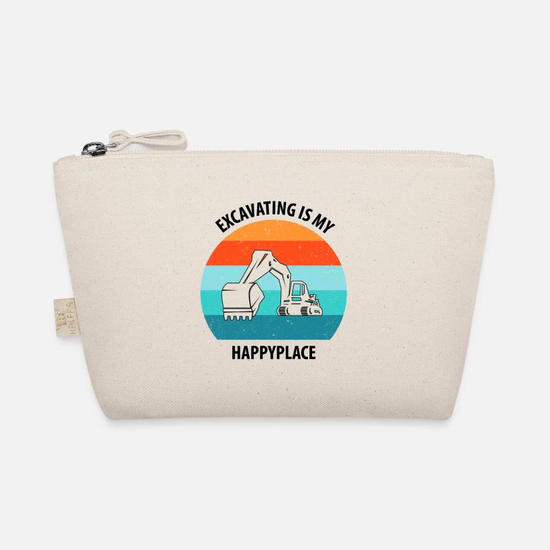 Bagger Baggerfahrer Baggerwagen Bio-Täschchen