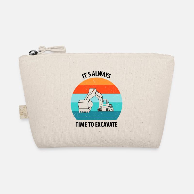 Bagger Baggerfahrer Baggerwagen Bio-Täschchen