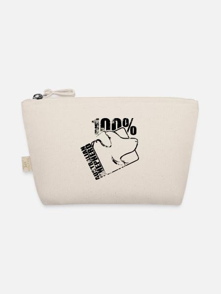 AUSTRALIAN SHEPHERD 100 Aussie dogs dog Wilsigns - Organic Pouch - nature - Front