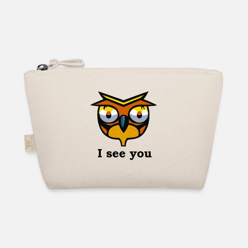 Observing owl Organic Pouch