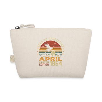 Incomparable Since April 1954 Birthday Gift - Organic Pouch - nature - Front