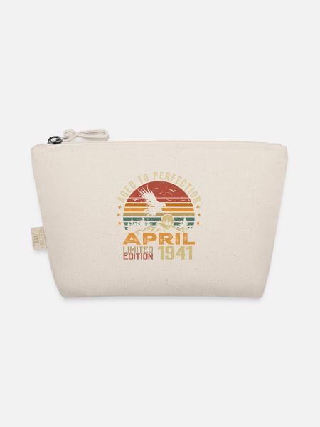 Unmatched Since April 1941 Anniversary Gift - Organic Pouch - nature - Front