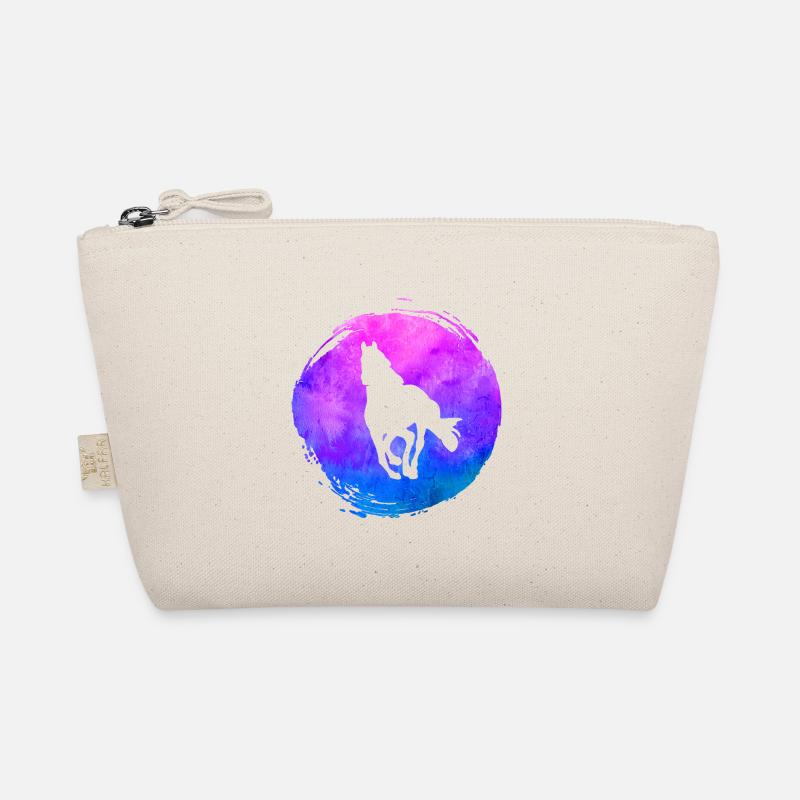 Pferde Tier Aquarell Art Bio-Täschchen