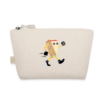 Fun Bread Sandwich Cardio Running Runners - Organic Pouch - nature - Front