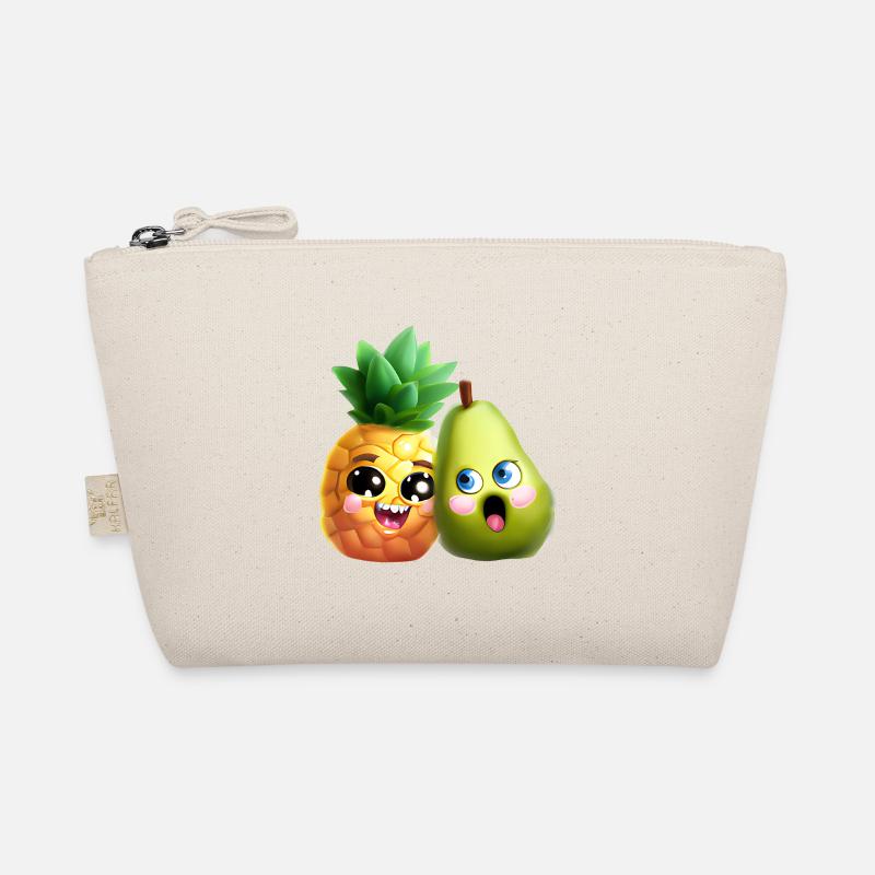 Pineapple Pear Love - Cute Fruit Design Organic Pouch