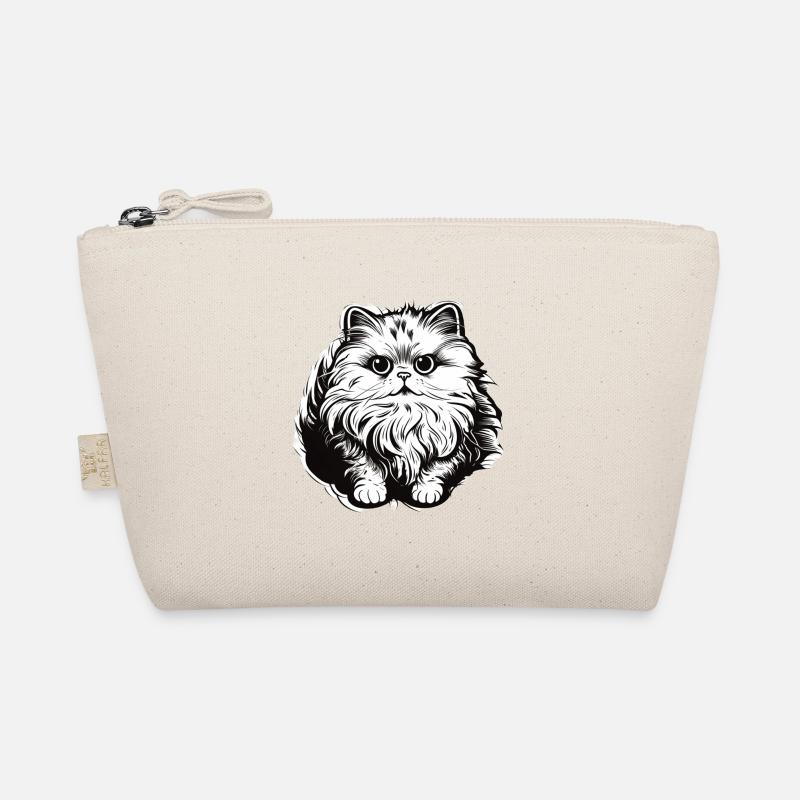 Cute Persian Cat Bio-Täschchen