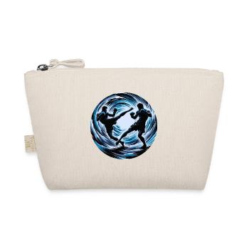Muay Thai Kämpfer - Bio-Täschchen - Natur - Vorne