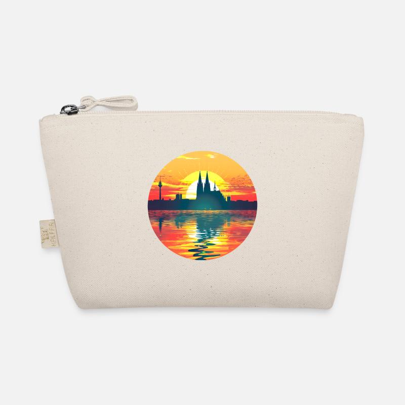 Köln Skyline - Bio-Täschchen - Natur