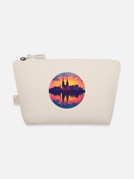 Lubeck Skyline - Bio-Täschchen - Natur