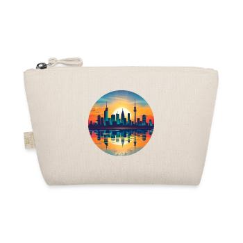 Leverkusen Skyline - Bio-Täschchen - Natur - Vorne