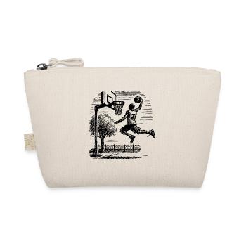 Basketball player dunk - Organic Pouch - nature - Front