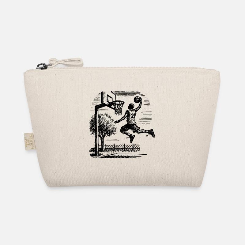 Basketball player dunk Organic Pouch