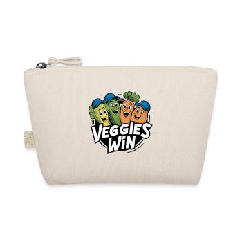 Sustainability Funny vegetables are happy for veggies - Organic Pouch - nature - Front