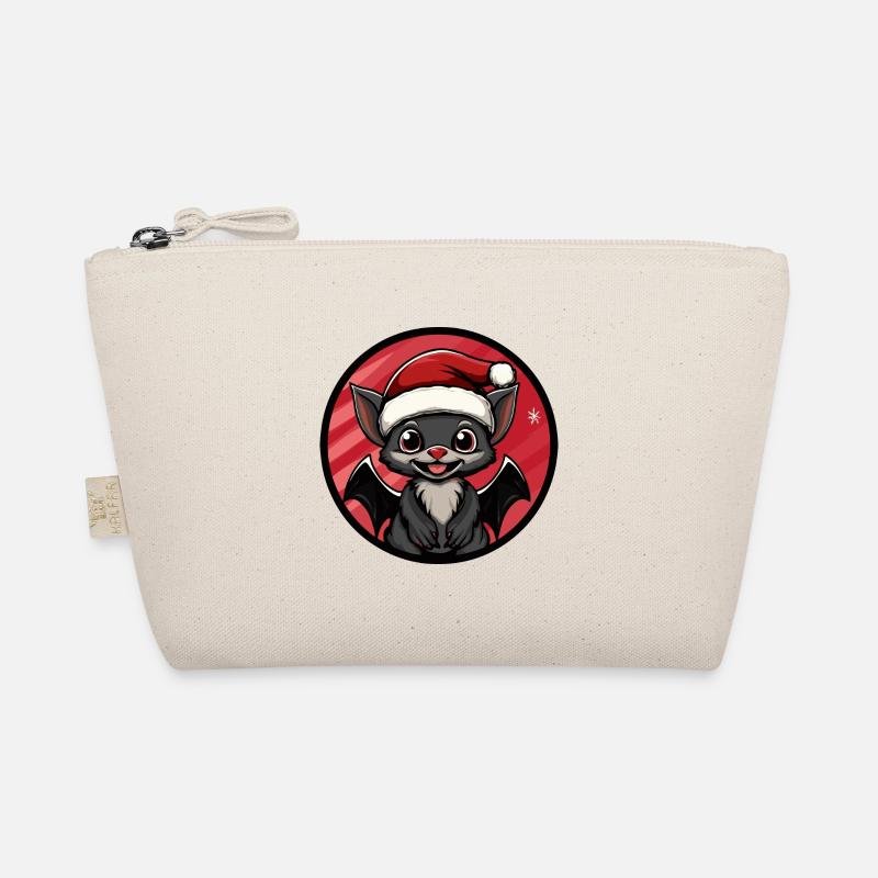 Bat Christmas Animal Organic Pouch