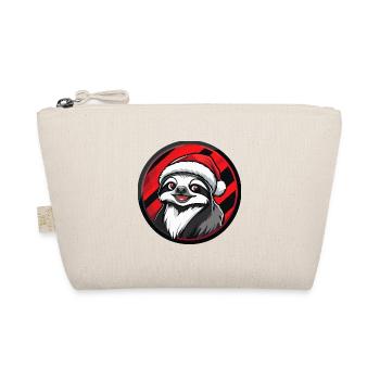 Sloth Christmas Animal - Organic Pouch - nature - Front