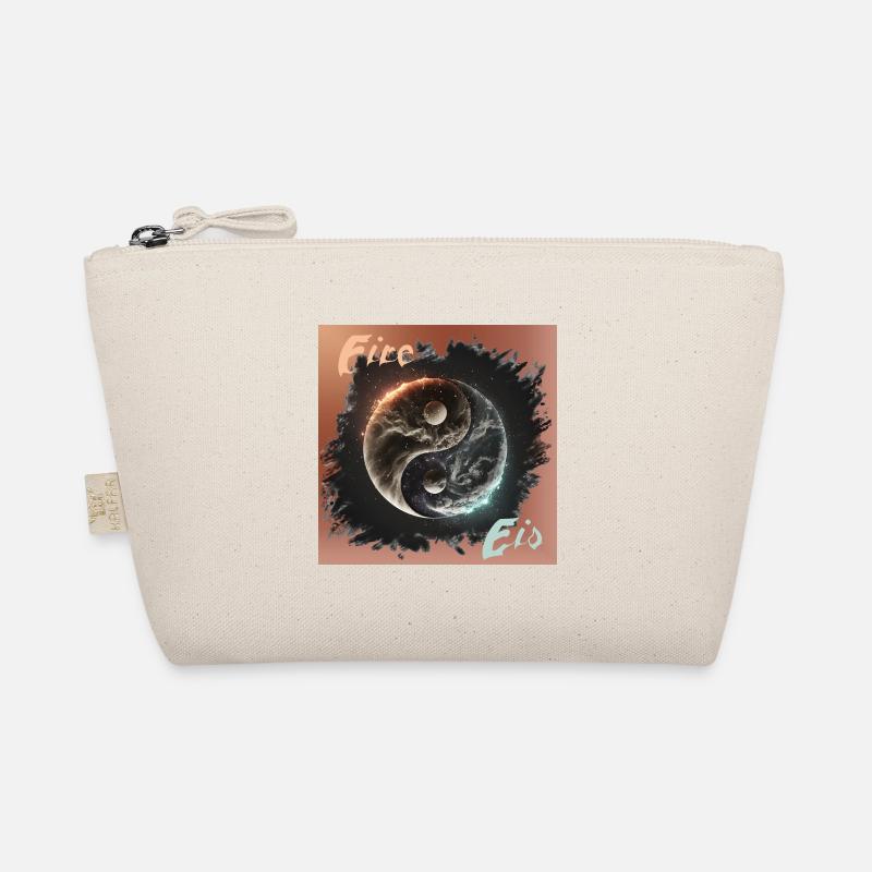 Fire & Eis Yin Yang – Balance der Elemente Bio-Täschchen