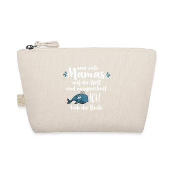 So viele Mamas auf der Welt Muttertag Geschenk - Bio-Täschchen - Natur - Vorne