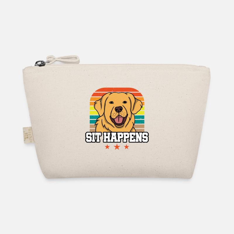 GOLDEN RETRIEVER sit happens Organic Pouch