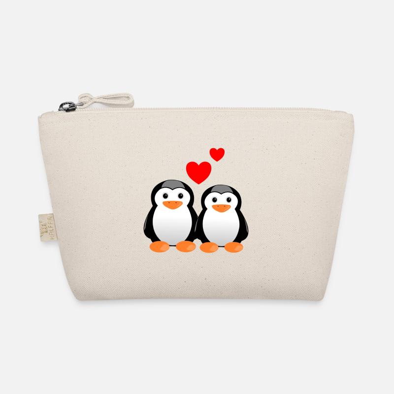 Pinguine Valentinstag Bio-Täschchen