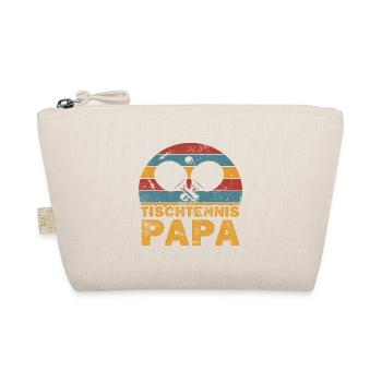 Tischtennis Papa Tischtennisspieler Vater Spruch - Bio-Täschchen - Natur - Vorne
