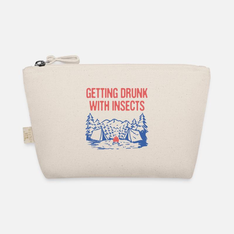 Getting Drunk with Insects Camping Dad Jokes Organic Pouch
