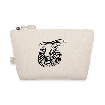 Sloth Tribal Tattoo - Organic Pouch - nature - Front