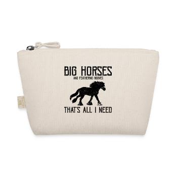 Cydesdale Rider et dessin de cheval de trait - Trousse biologique - nature - Devant