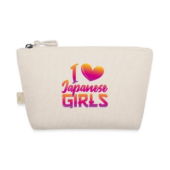I love Japanese girls - Organic Pouch - nature - Front