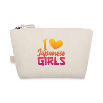 I love Japanese girls - Organic Pouch - nature - Front