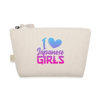 I love Japanese girls - Organic Pouch - nature - Front