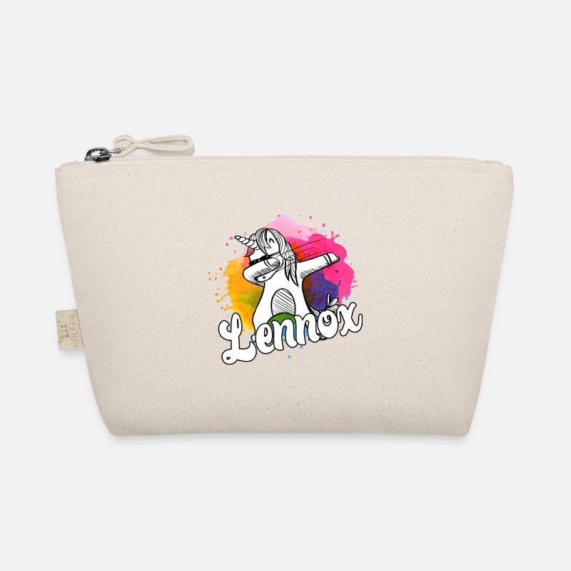 LENNOX - Beau nom de garçon avec licorne cool Trousse biologique