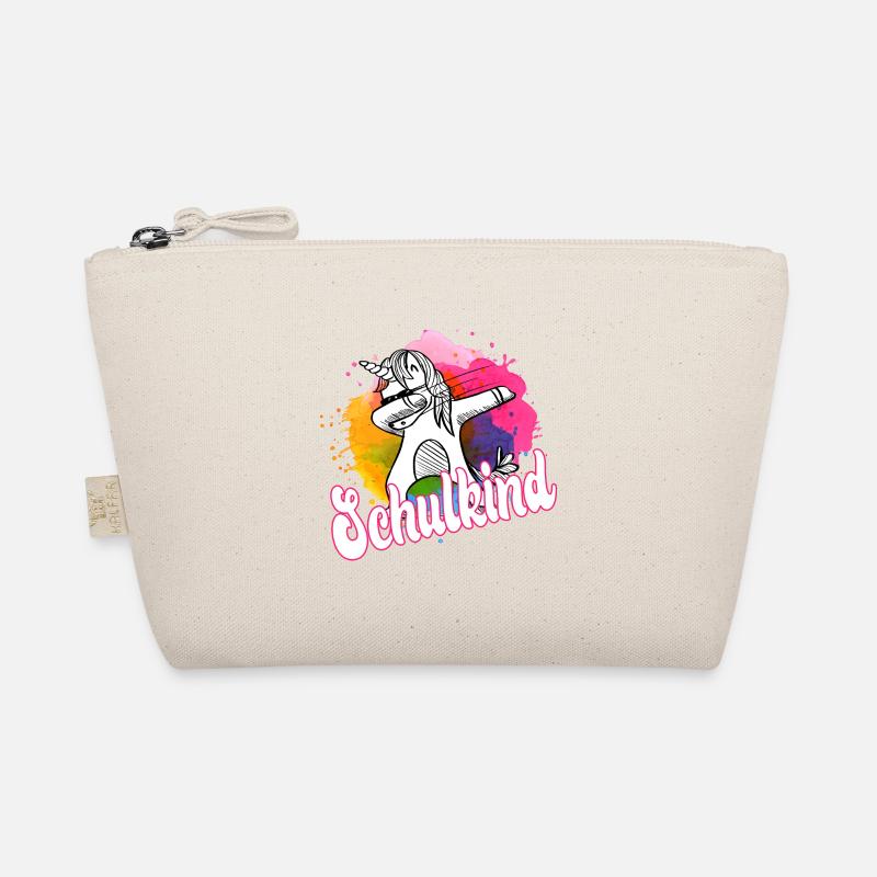 Cool dabbing unicorn: Finally schoolchild! Organic Pouch